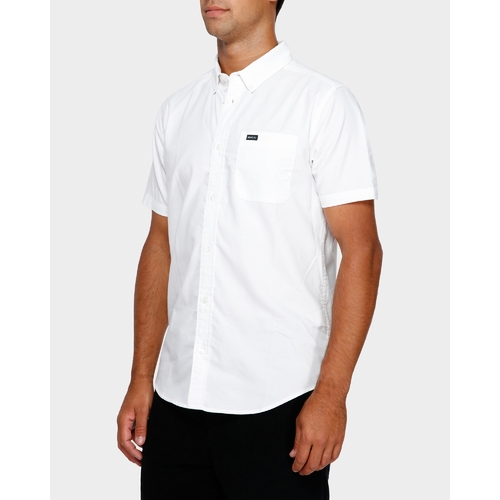 RVCA Shirt Thatll Do Stretch White [Size: Mens Medium]