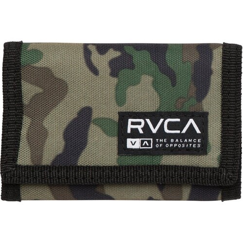 RVCA Wallet Trifold Green Camo
