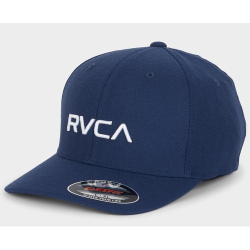 RVCA Hat Logo Flex Fit Navy Heather