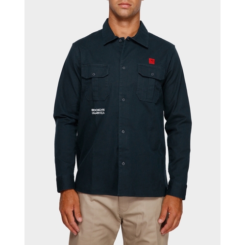 RVCA Shirt Smith Street Overshirt [Size: Mens Medium]