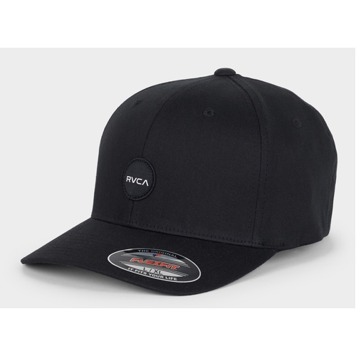 RVCA Hat Mini Motors Flex Fit Black