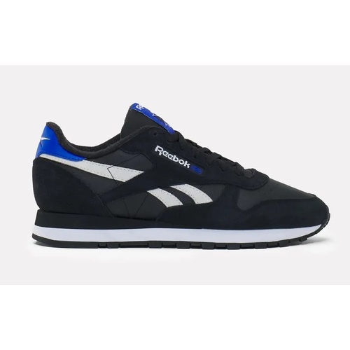 Reebok Classic Leather Washed Black/Black/White [Size: US 9] [Colour: Black]