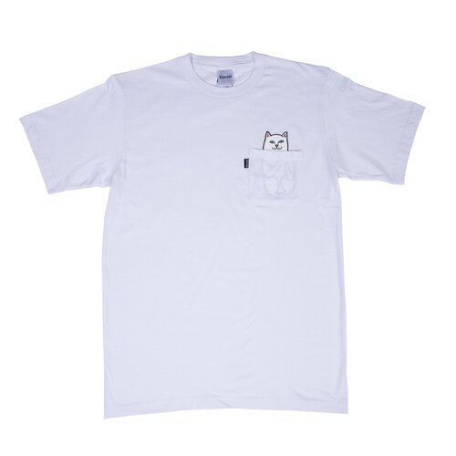 RIPNDIP Tee Lord Nermal Pocket White [Size: Mens X Large]