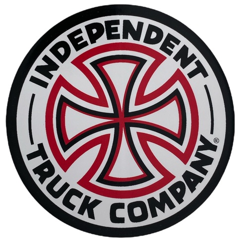 Independent Sticker Indy Truck Co 3 Inch Black White Red