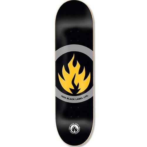 Black Label Deck Circle Flame Yellow 8.68
