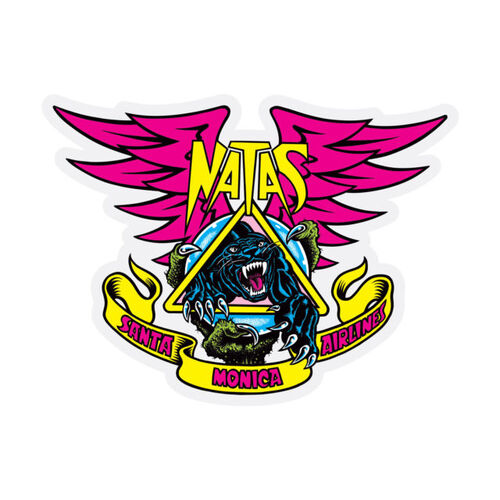 Santa Cruz Sticker Natas Panther 6 Inch