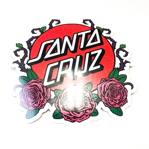 Santa Cruz Sticker Rose Dot 6 Inch