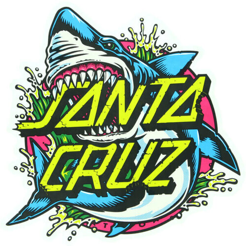 Santa Cruz Sticker Shark Dot 4 Inch