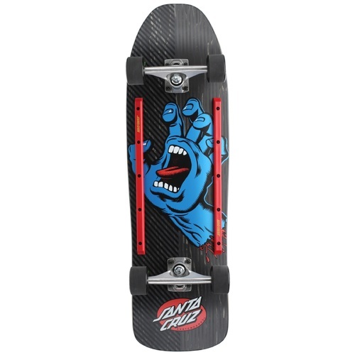 Santa Cruz Complete Cruiser Screaming Hand Metal Stripe Street 9.35 x 31.7