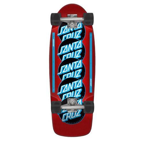 Santa Cruz Complete Classic Dot Stack Cruzer Red 10.44 x 30.05