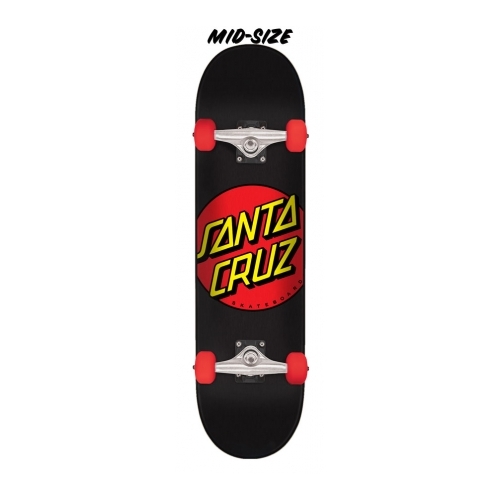 Santa Cruz Complete Classic Dot Black 7.25 x 29.9