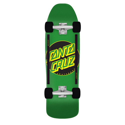 Santa Cruz Complete Other Dot 80s Cruzer Green/Black 9.35 x 31.7