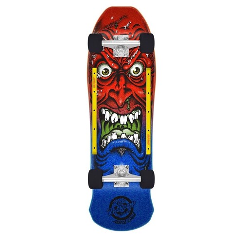 Santa Cruz Complete Roskopp Face 80s Cruzer Red/Blue 9.5 x 31.0