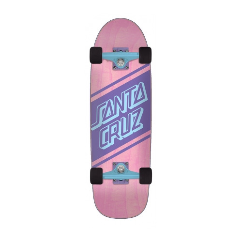 Santa Cruz Complete Street Skate Cruzer Peach/Lavender 8.79 x 29.06
