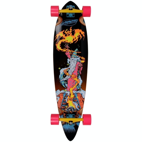 Santa Cruz Complete Longboard Fire Wizard Pintail 9.58 x 39