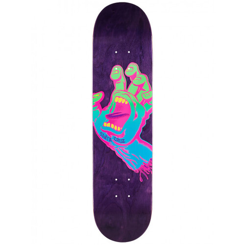 Santa Cruz Deck Screaming Hand Neon 7.75