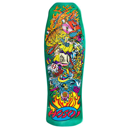 Santa Cruz Deck Hosoi Collage Metallic Mint 10.0