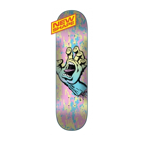 Santa Cruz Deck Screaming Hand Camo Wide Tip 8.0 x 31.7