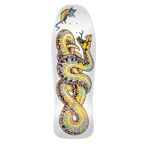 Santa Cruz Deck Kendall Snake White Dip 9.9 x 30.1