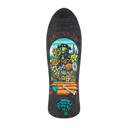 Santa Cruz Deck Dressen Pup Black Stain 9.5 x 29.44