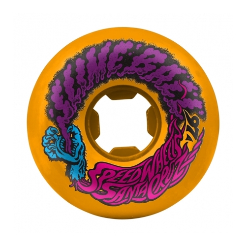 Santa Cruz Wheels Slimeballs Vomit Mini Neon Orange 56mm 97a