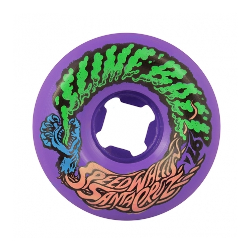 Santa Cruz Wheels Slimeballs Vomit Mini Purple 53mm 97a