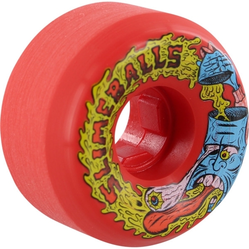 Santa Cruz Wheels Barfhead Vomit Red 54mm