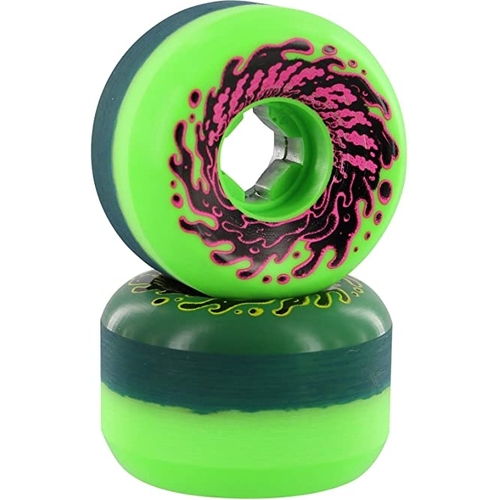 Santa Cruz Wheels Double Take Mini Neon Green 56mm 97a