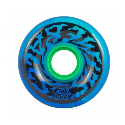 Santa Cruz Wheels Swirly Trans Blue 78a 65mm