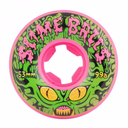 Santa Cruz Wheels Slimeballs Freak Invader Pink 53mm 99a
