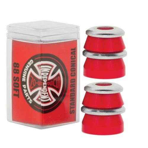 Independent Bushings Genuine Parts Standard Conical Soft Red 88a