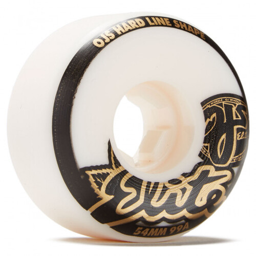 OJ Wheels Elite Hardline 99a 54mm White