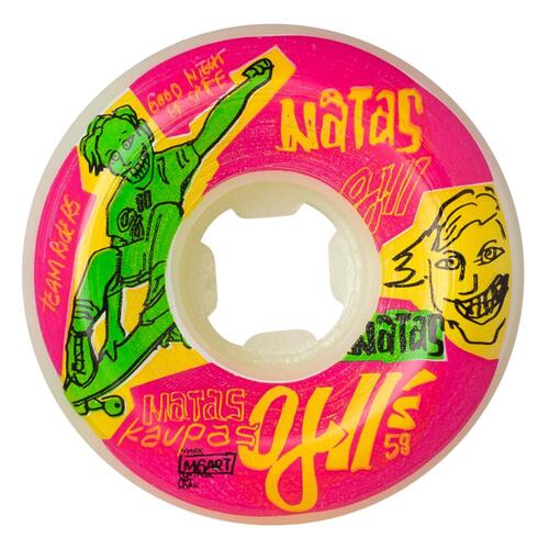 OJ Wheels Natas Kaupas OJ2 Neon 95a 58mm