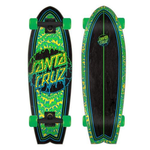 Santa Cruz Complete Toxic Dot Shark Cruiser 8.8 x 27.7