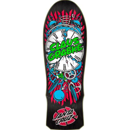 Santa Cruz Deck Claus Grabke Exploding Clock Reissue 10 x 31