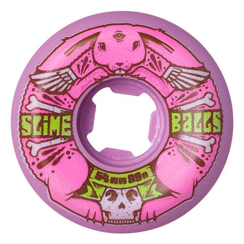 Santa Cruz Wheels Speed Balls Jeremy Fish Bunny Pink 99a 54mm