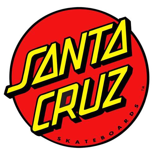 Santa Cruz Sticker Classic Dot Red 3.2 Inch
