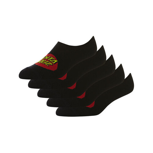 Santa Cruz Socks No Show Classic Dot 5pk Black