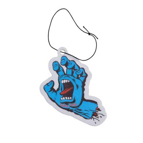 Santa Cruz Air Freshener Screaming Hand Blue Green Apple