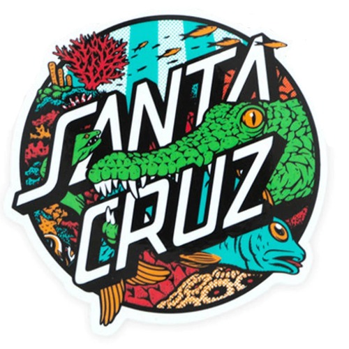 Santa Cruz Sticker Winkowski Aquatic Dot 3 Inch