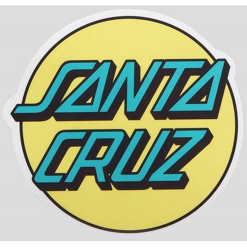 Santa Cruz Sticker Other Dot Yellow 3 Inch