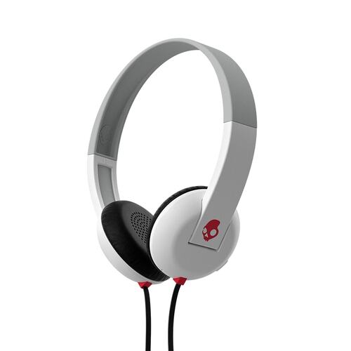Skullcandy Uproar On Ear Headphones Tap Tech White/Grey/Red