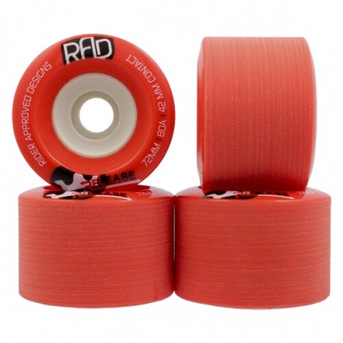 Rad Wheels Release 72mm 80a Red
