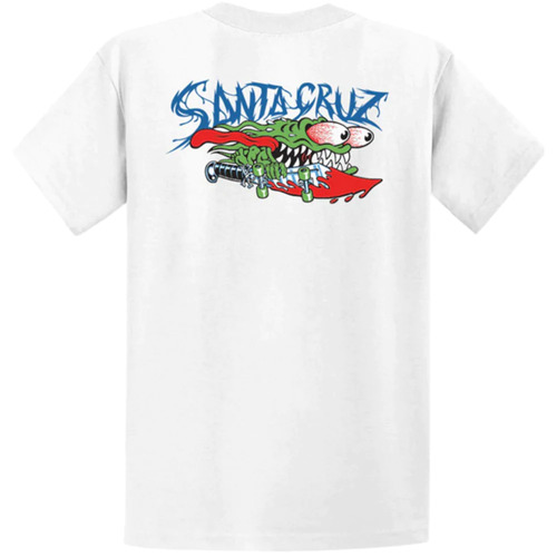 Santa Cruz Youth Tee Meek Slasher White [Size: Youth 8/XSmall]
