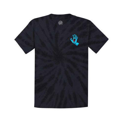 Santa Cruz Youth Tee Screaming Hand Dark Navy [Size: Youth 8/XSmall]