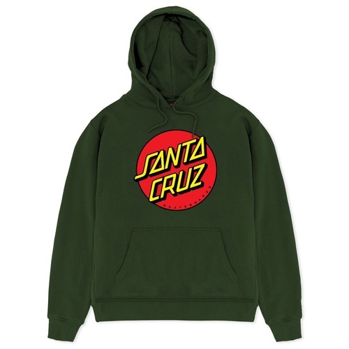 Santa Cruz Youth Jumper Classic Dot PO Hood Olive Green [Size: Youth 8/XSmall]
