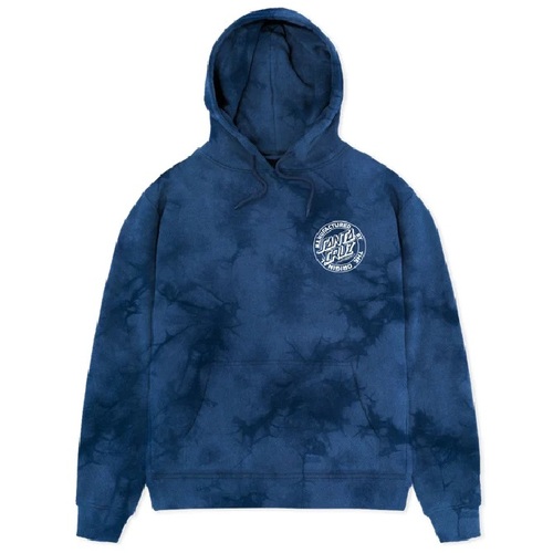 Santa Cruz Youth Jumper MFG Dot PO Hood Vintage Blue Tie Dye [Size: Youth 8]