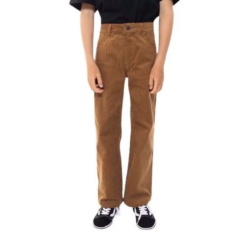 Santa Cruz Youth Pants Craft Oval Dot Five Pocket Chord Burnt Honey [Size: Youth 8]