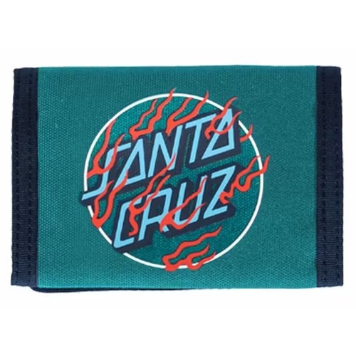 Santa Cruz Wallet Inferno Dot Teal