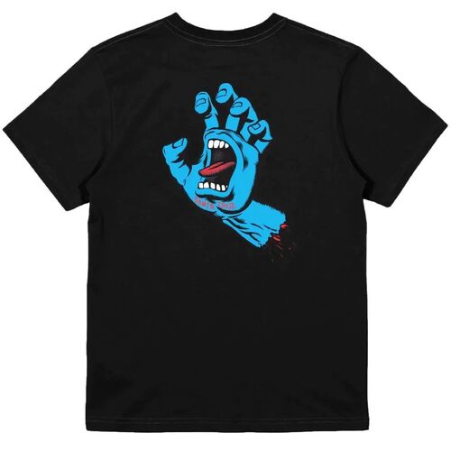 Santa Cruz Youth Tee Screaming Opus Black [Size: Youth 8]
